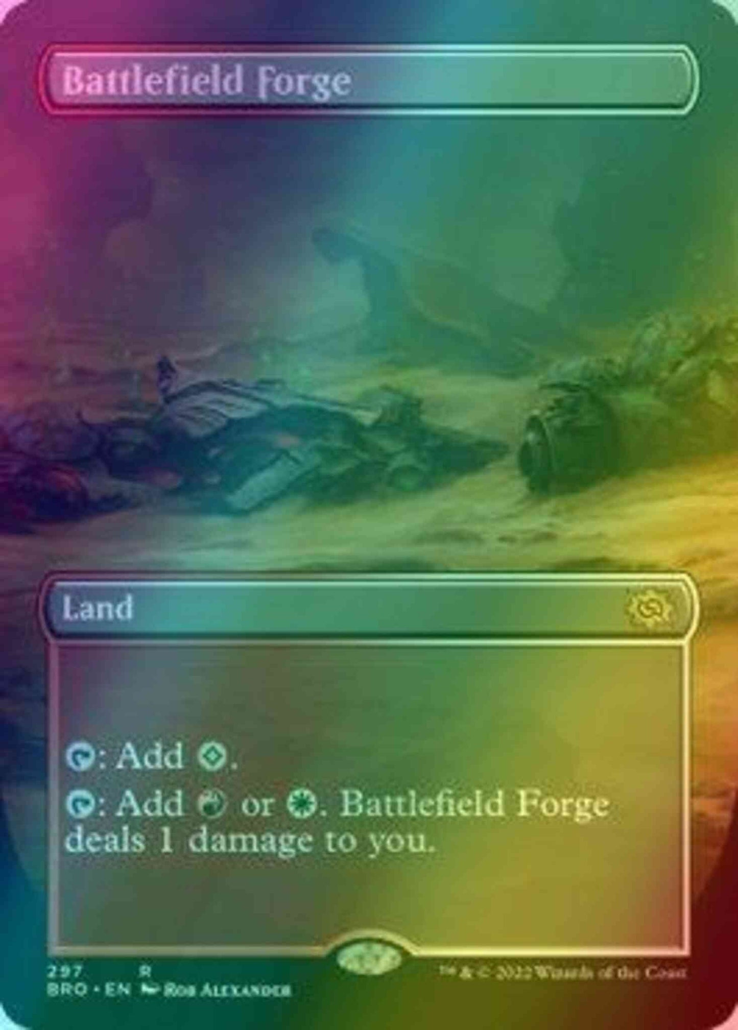 Battlefield Forge [297] [Borderless] [The Brothers' War] [Foil]