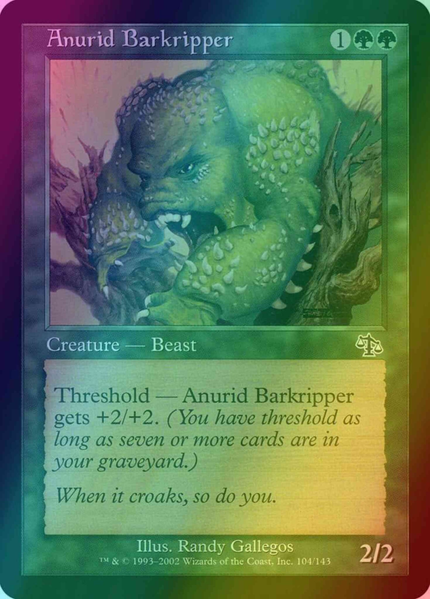 Anurid Barkripper [104] [Judgment] [Foil]