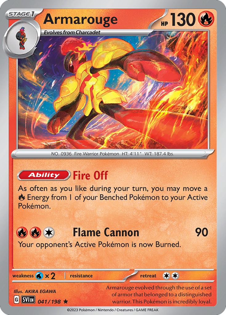 Armarouge - 041/198 - Rare [sv01-041] [Holo]