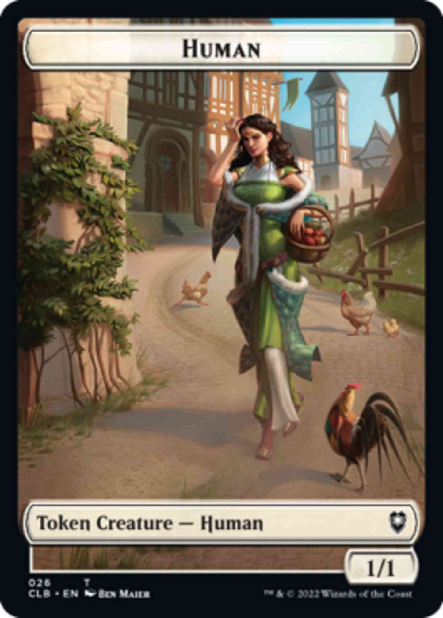 Human Token (26) // Spider Token (42) [Commander Legends: Battle for Baldur's Gate: Tokens] [Non-Foil]