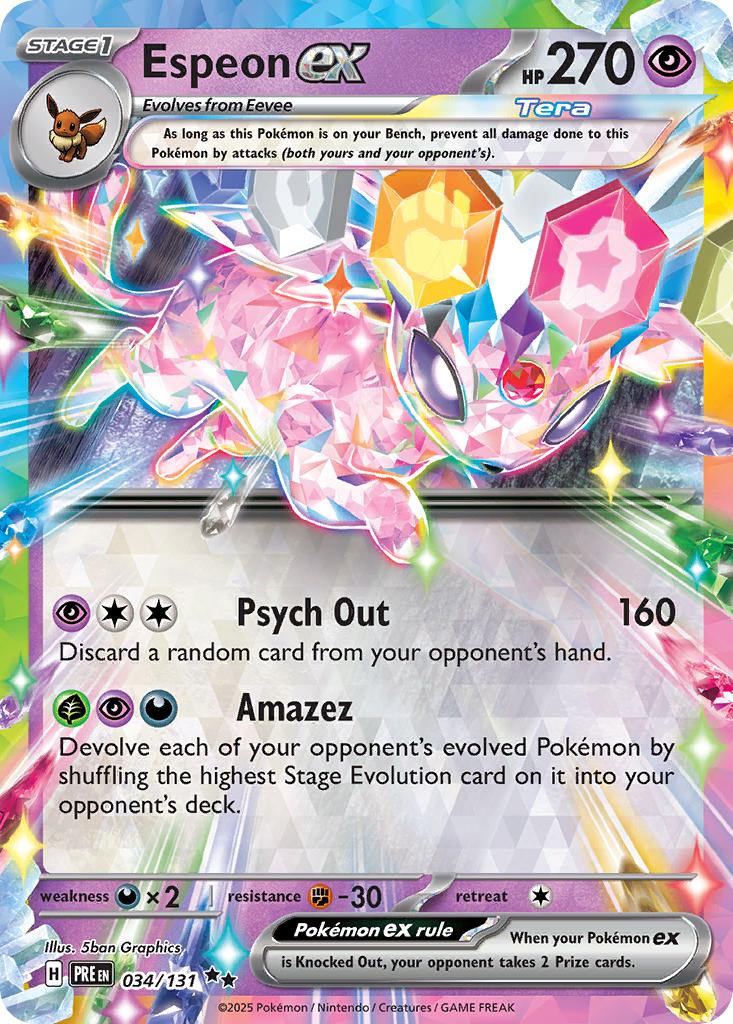 Espeon ex - 034/131 - Double Rare [sv085-034] [Ultra]
