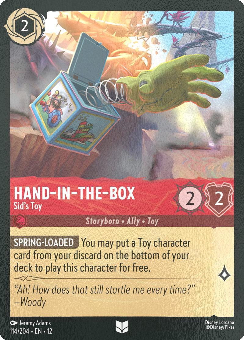 Hand-in-the-Box - Sid's Toy - 114/204 [Wilds Unknown] [Cold Foil]