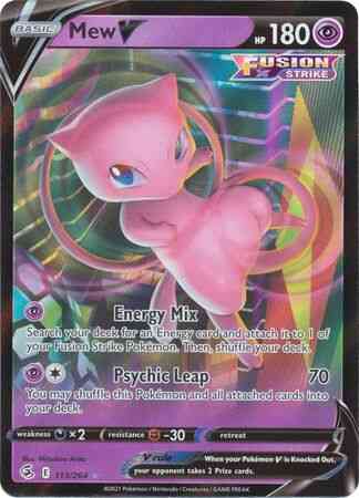 Mew V - 113/264 - Rare Ultra [SWSH8-113] [Ultra]