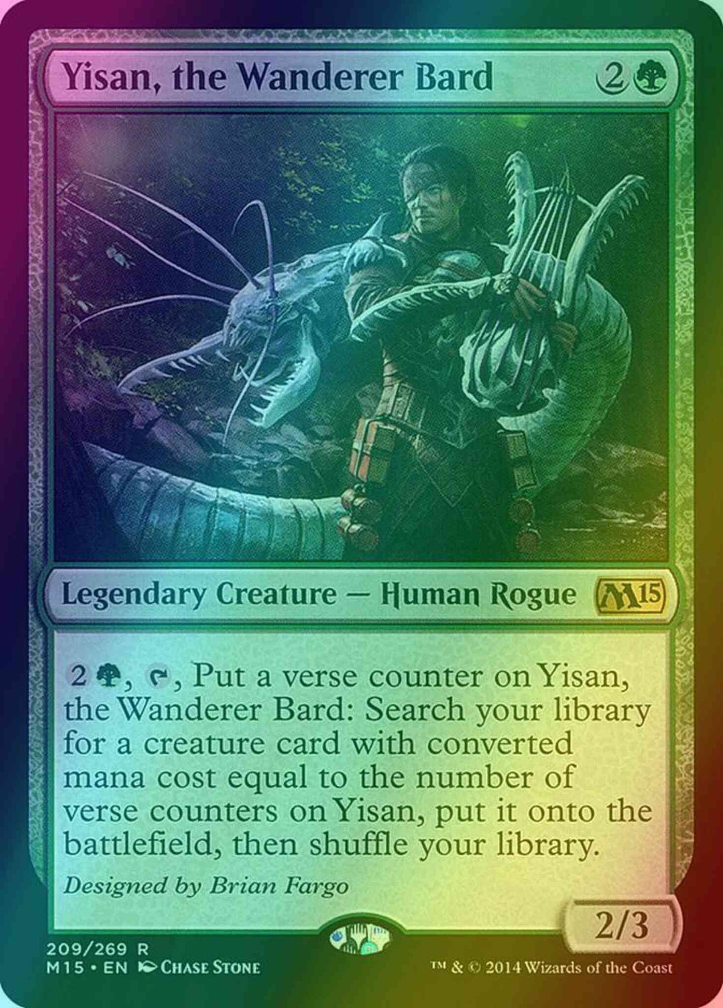 Yisan, the Wanderer Bard [209] [Magic 2015] [Foil]