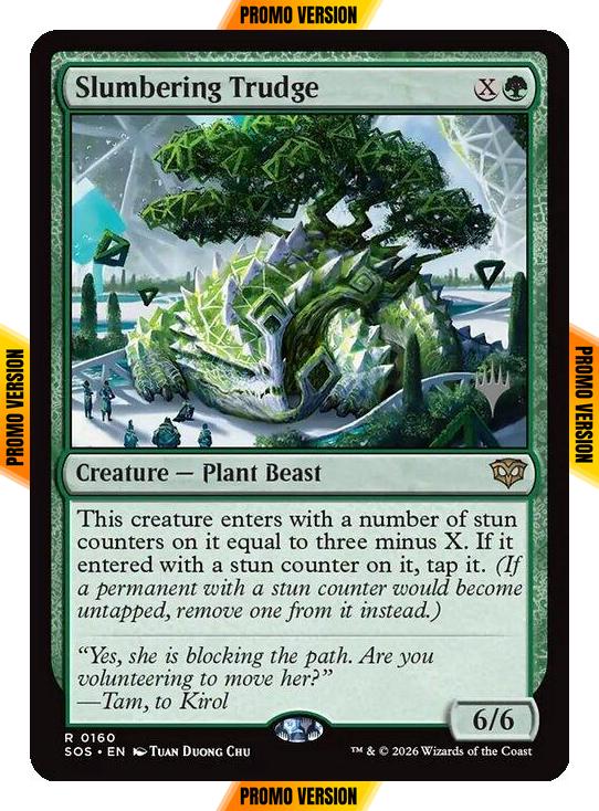 Slumbering Trudge [160p] [Promo Pack] [Secrets of Strixhaven Promos] [Non-Foil]