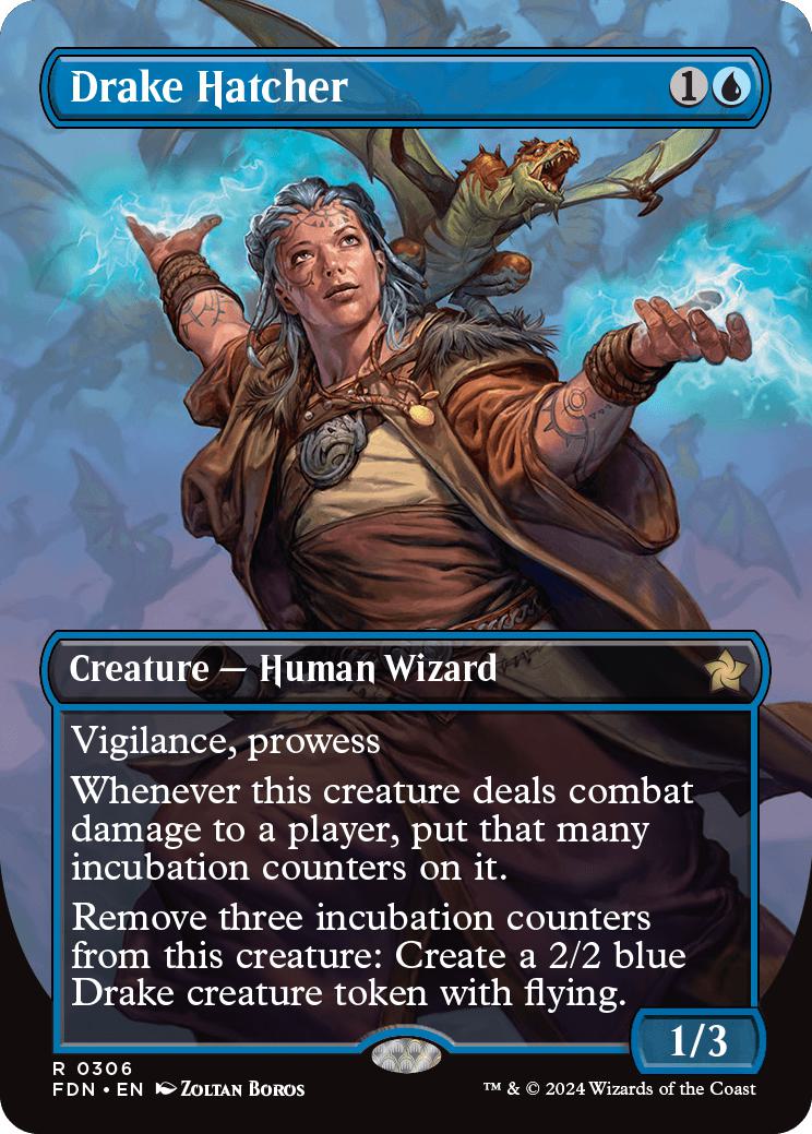 Drake Hatcher [306] [Borderless] [Foundations] [Non-Foil]