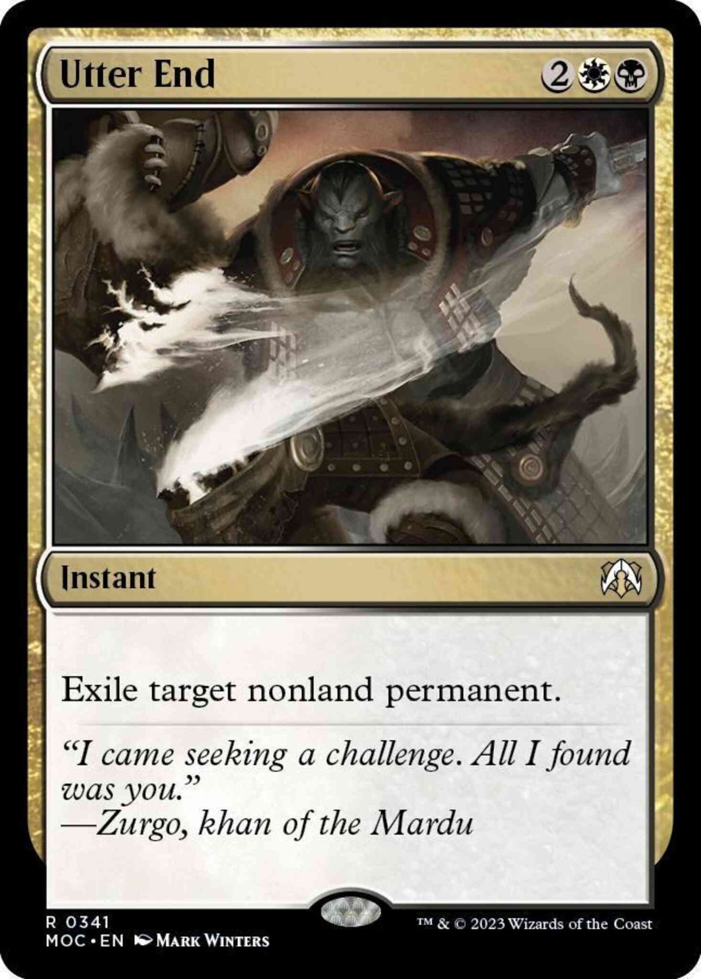 Utter End [341] [March of the Machine: Commander] [Non-Foil]