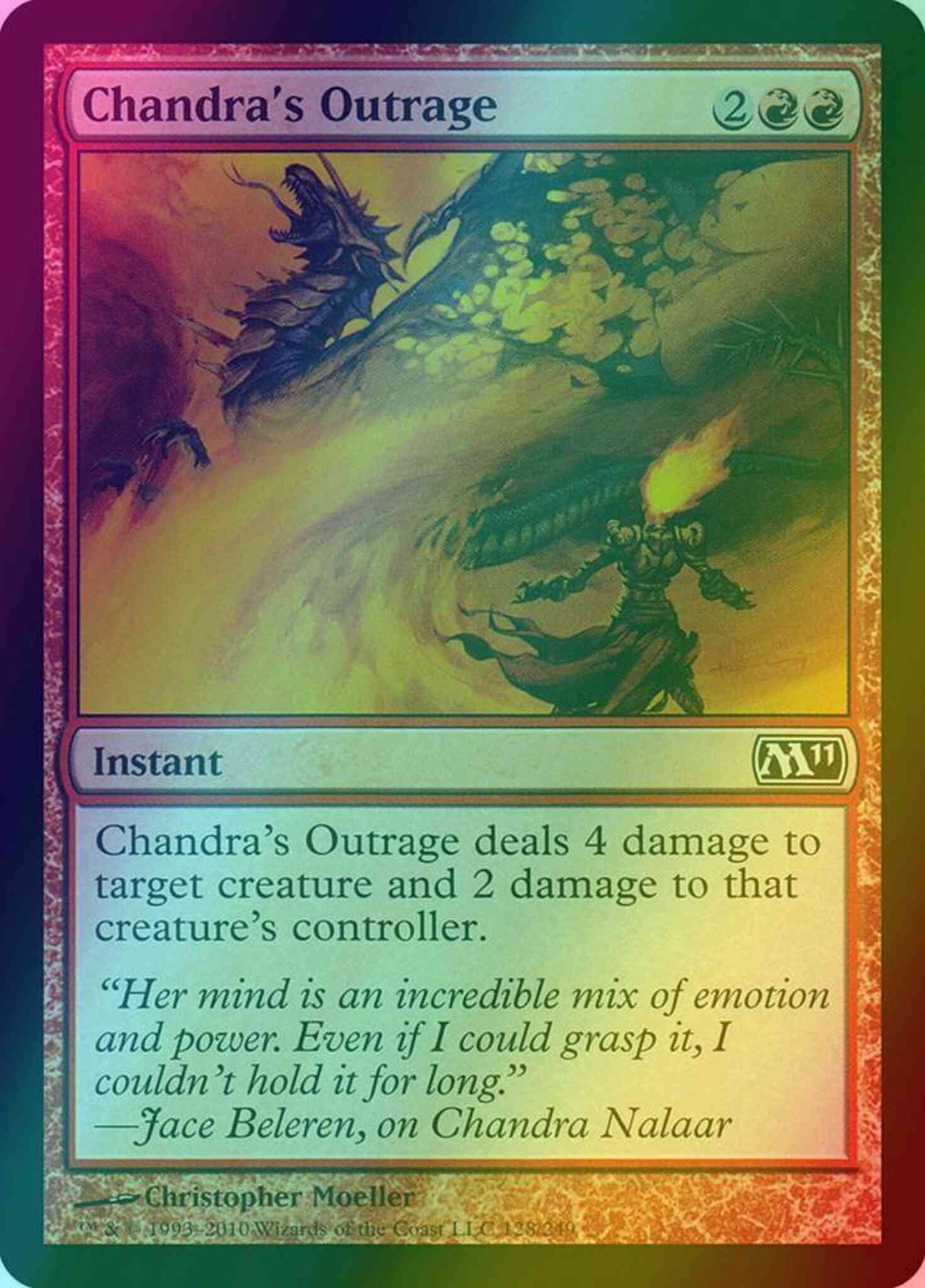 Chandra's Outrage [128] [Magic 2011] [Foil]