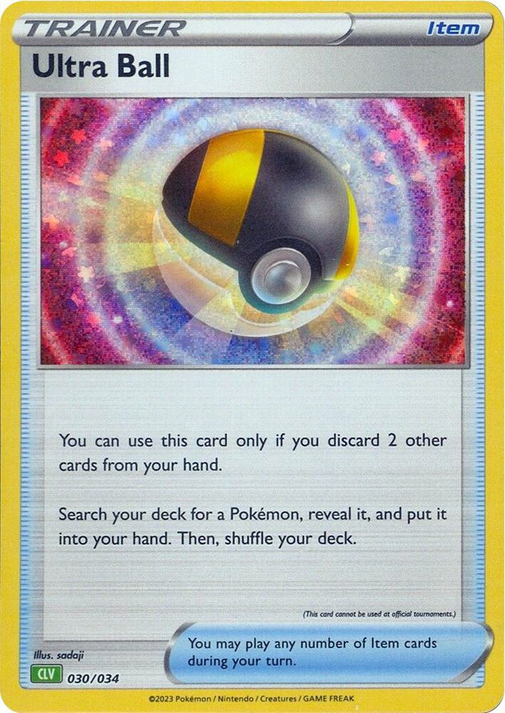 Ultra Ball - 030/034 - Promo - CLV [tcgc-CLV030] [Holo]