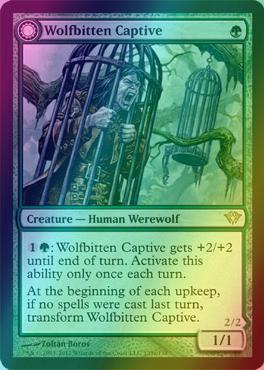 Wolfbitten Captive // Krallenhorde Killer [133] [Dark Ascension] [Foil]
