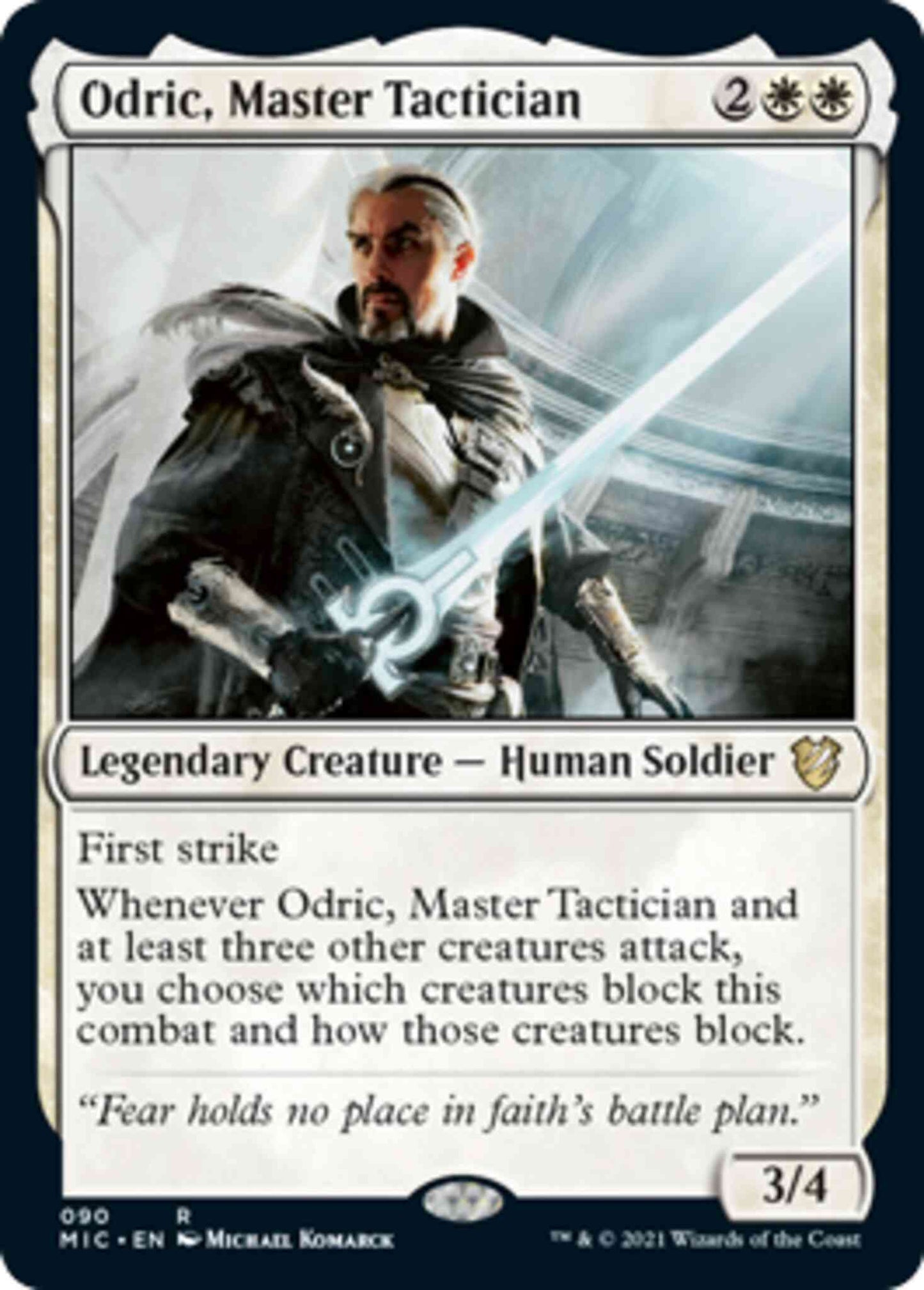 Odric, Master Tactician [90] [Innistrad: Midnight Hunt: Commander] [Non-Foil]