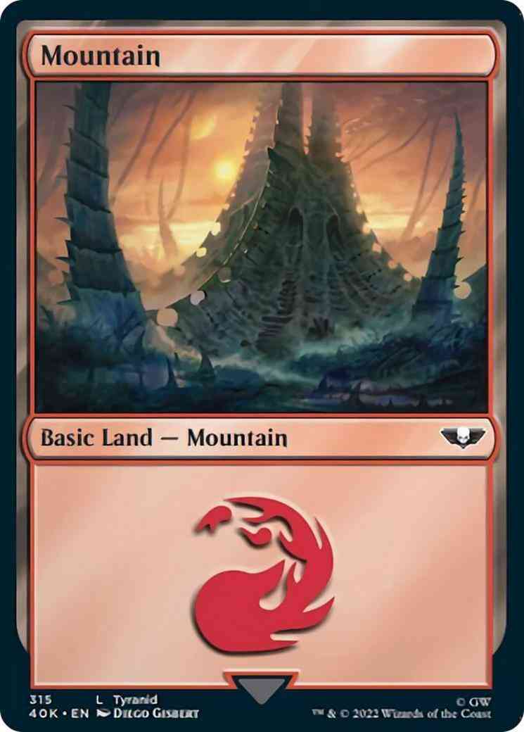 Mountain [315] [Tyranid] [Universes Beyond: Warhammer 40,000] [Non-Foil]