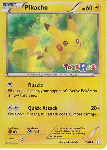 PIkachu - 26/83 - Toys R Us Promo [Holo]