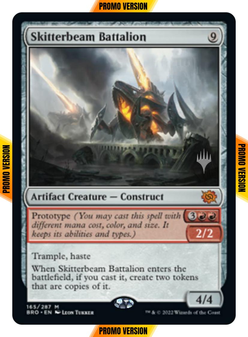 Skitterbeam Battalion [165p] [Promo Pack] [The Brothers' War: Promos] [Non-Foil]