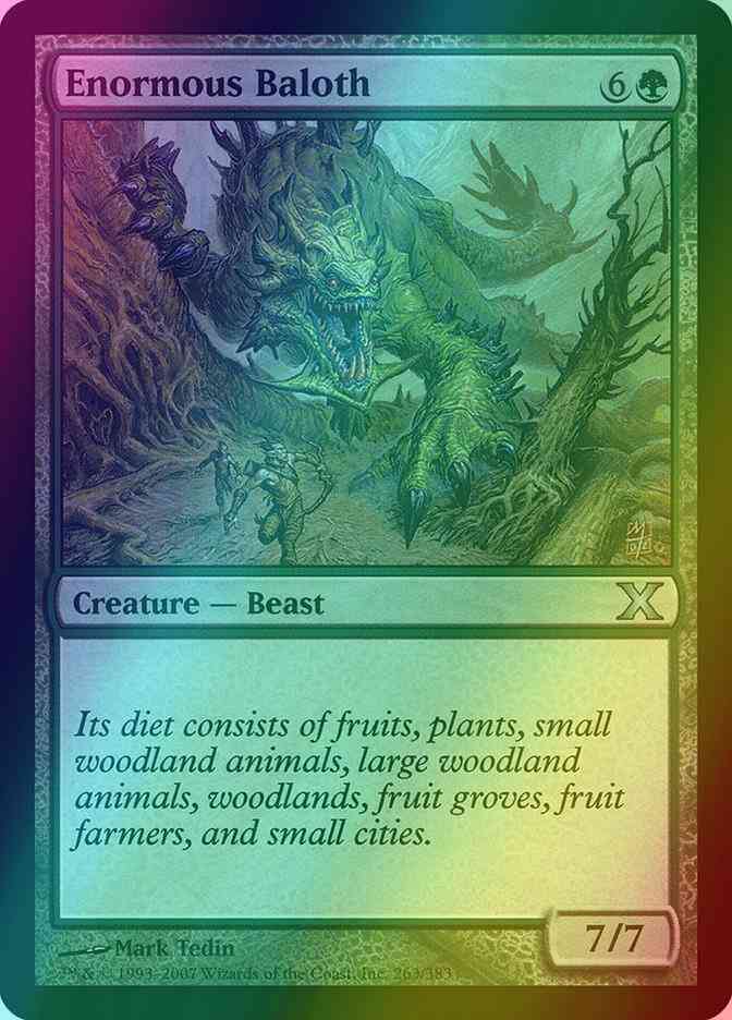 Enormous Baloth [263] [Tenth Edition] [Foil]