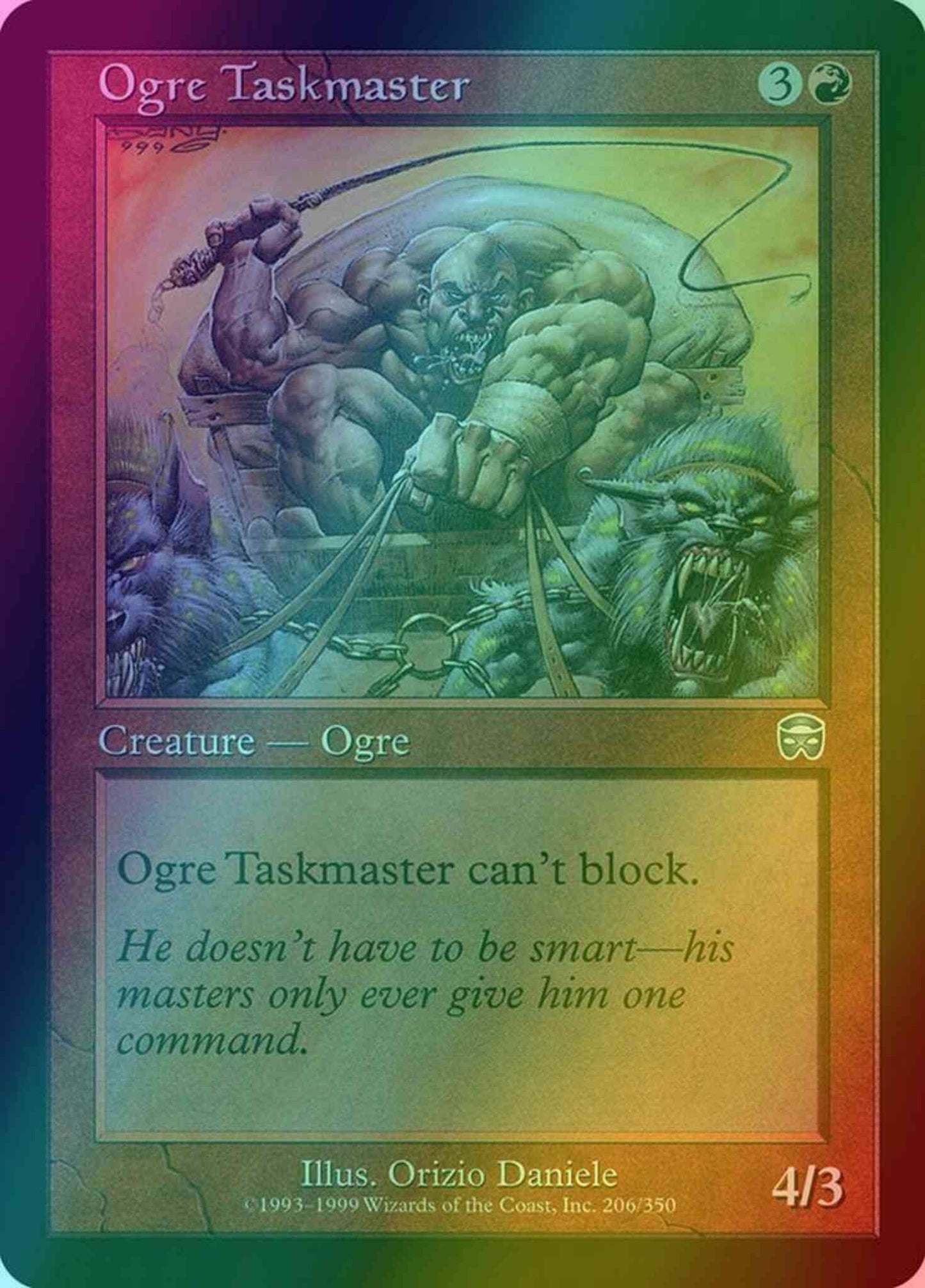 Ogre Taskmaster [206] [Mercadian Masques] [Foil]