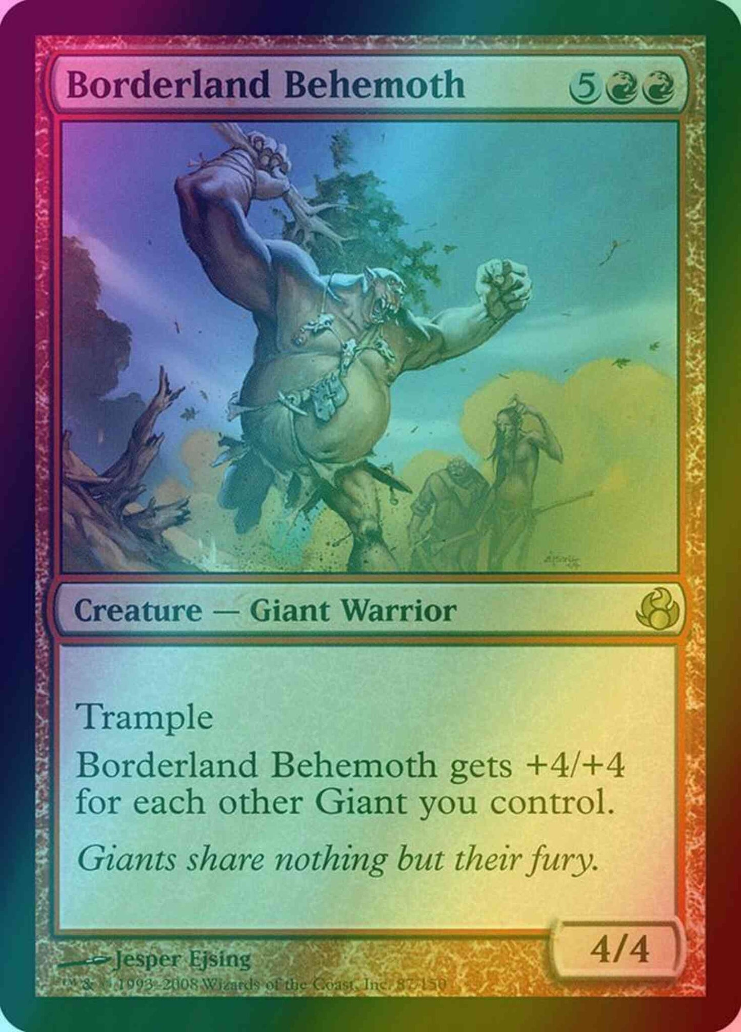 Borderland Behemoth [87] [Morningtide] [Foil]