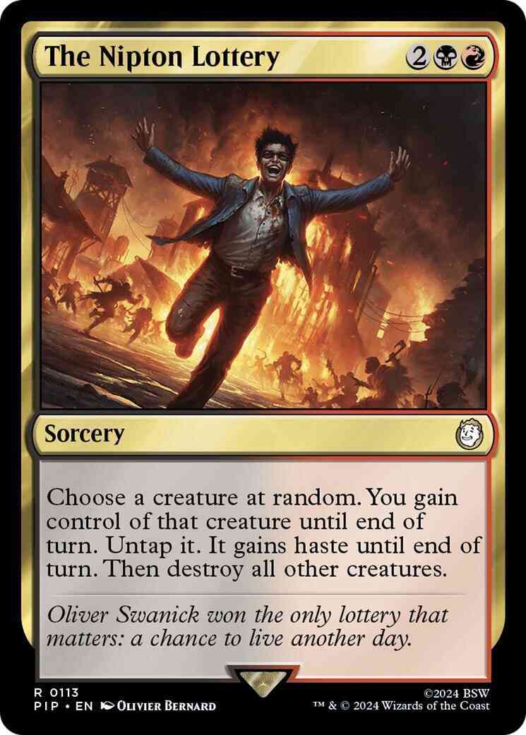 The Nipton Lottery [113] [Fallout] [Non-Foil]