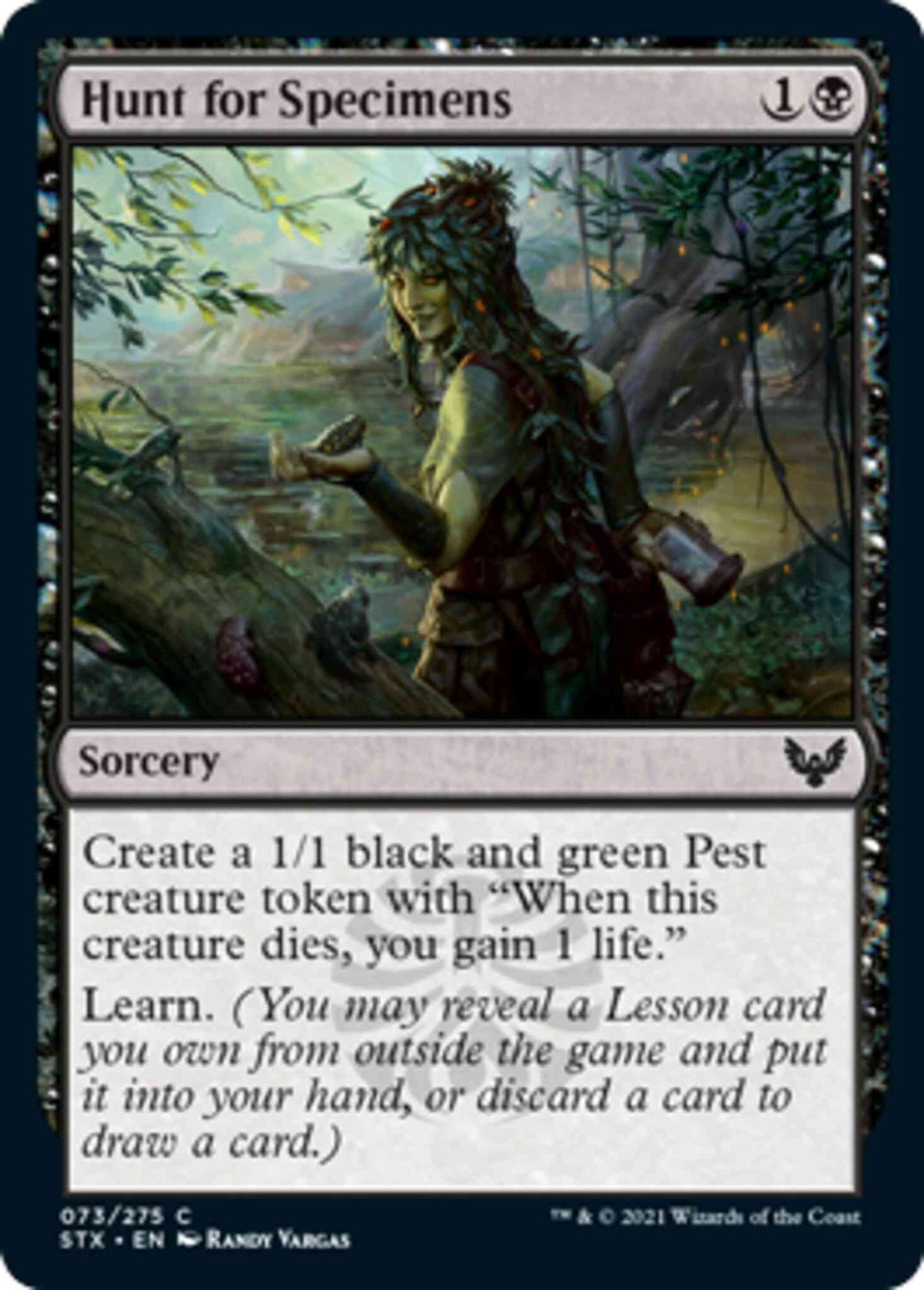 Hunt for Specimens [73] [Strixhaven: School of Mages] [Non-Foil]