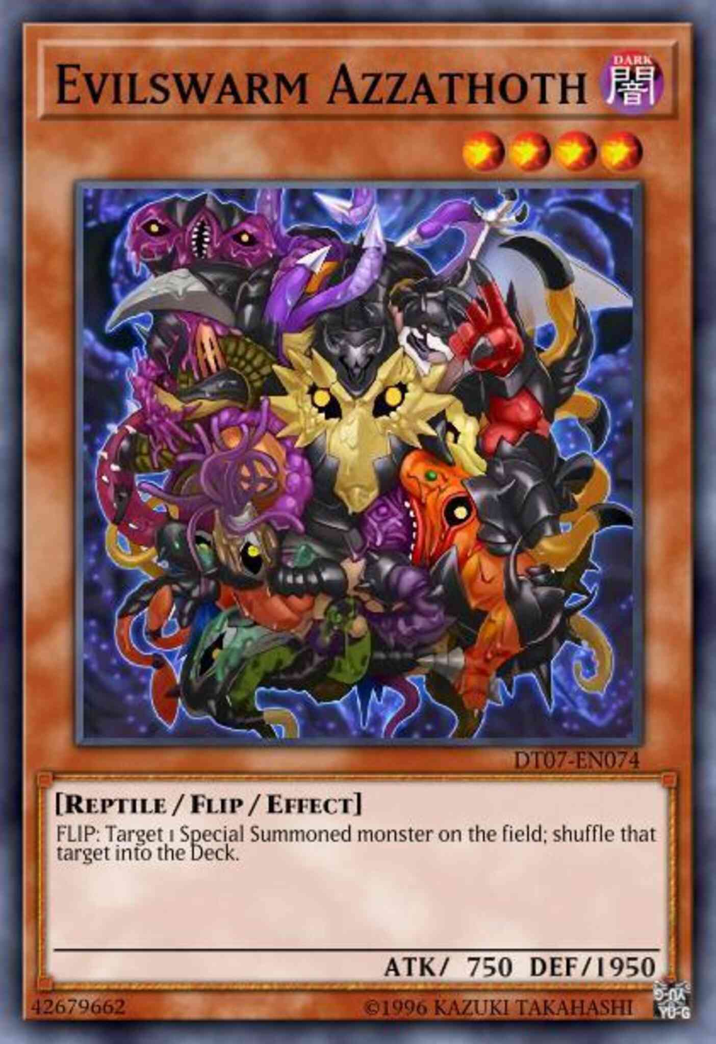Evilswarm Azzathoth - HA07-EN050 - Super Rare - Unlimited