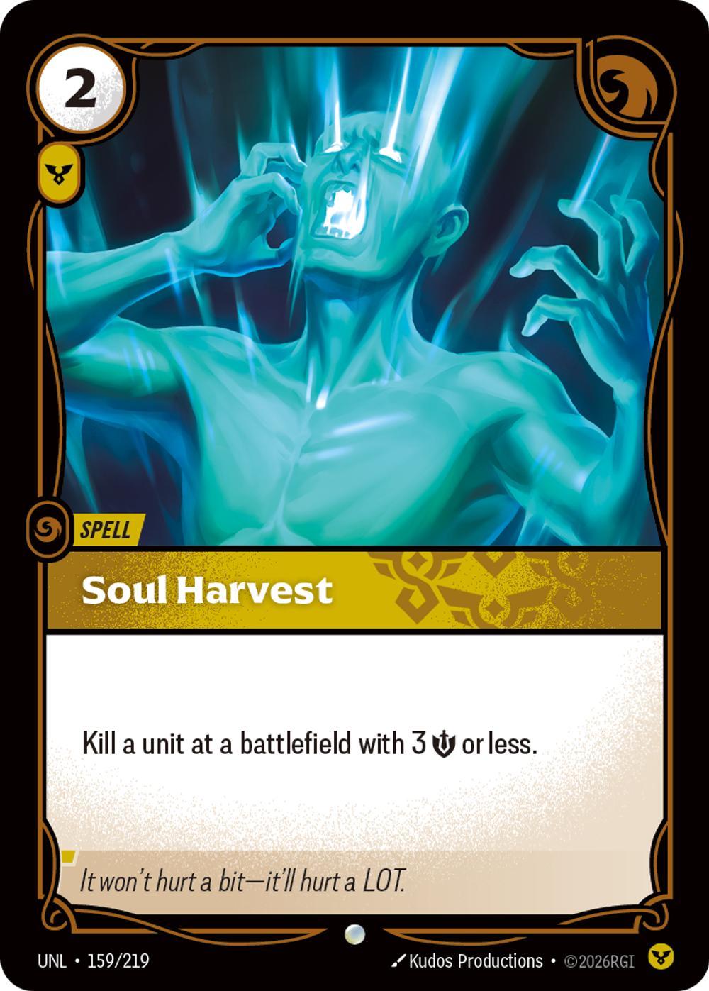 Soul Harvest - 159/219 [Unleashed] [Non-Foil]