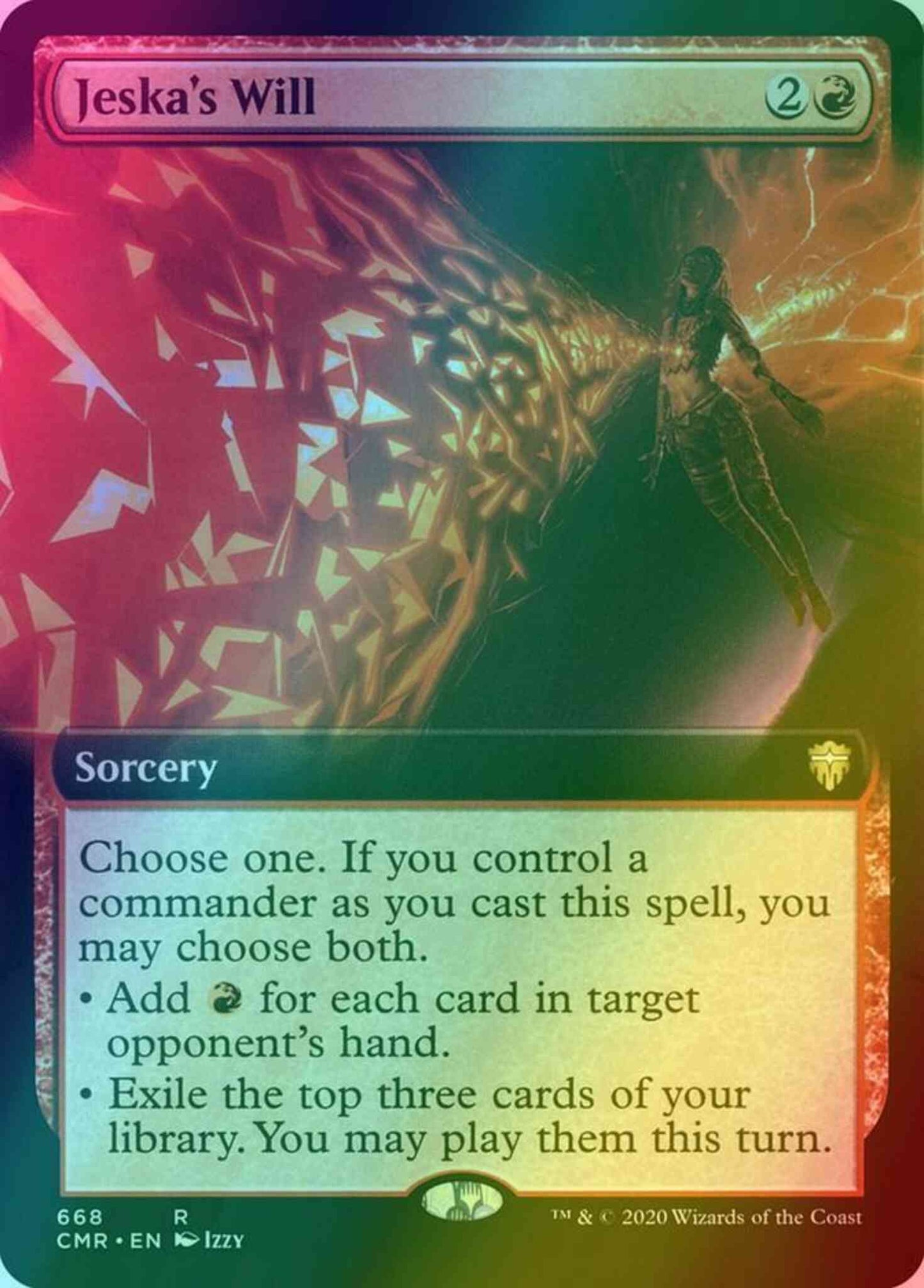 Jeska's Will [668] [Extended Art] [Commander Legends] [Foil]