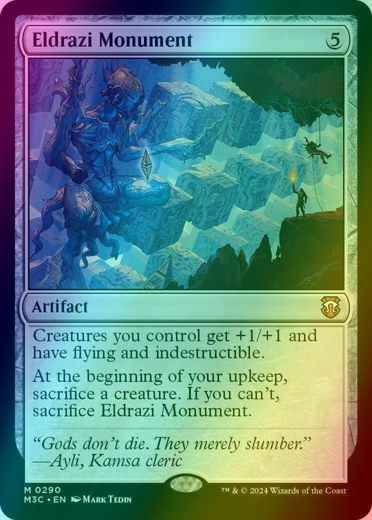 Eldrazi Monument [290] [Modern Horizons 3: Commander] [Ripple Foil]