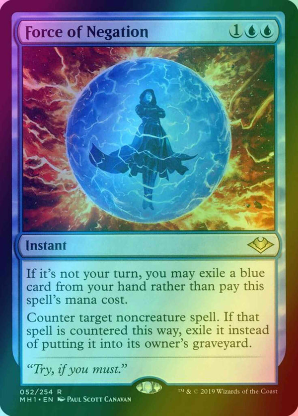 Force of Negation [52] [Modern Horizons] [Foil]