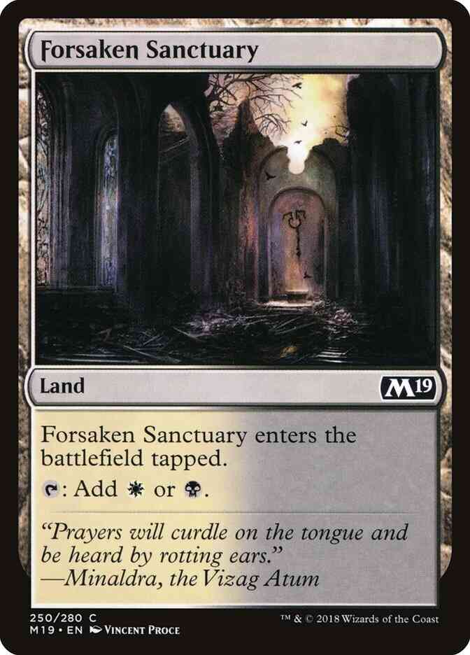 Forsaken Sanctuary [250] [Core Set 2019] [Non-Foil]
