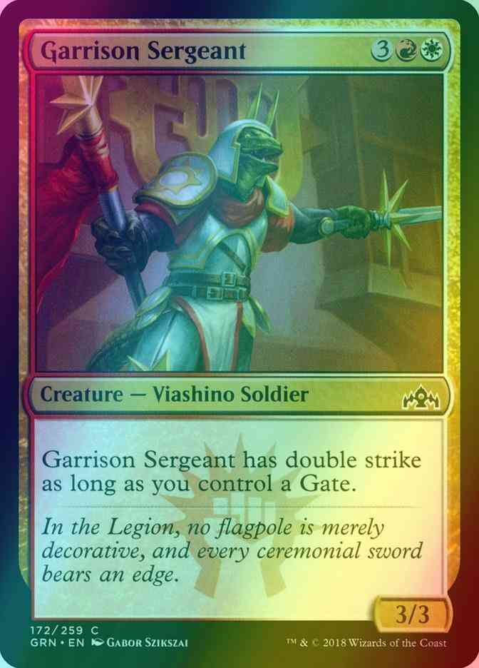 Garrison Sergeant [172] [Guilds of Ravnica] [Foil]