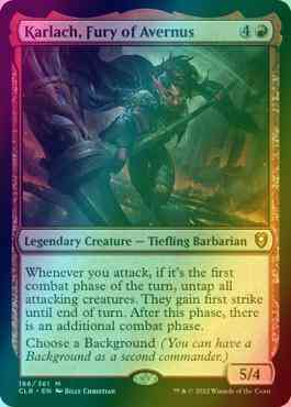 Karlach, Fury of Avernus [186] [Commander Legends: Battle for Baldur's Gate] [Foil]