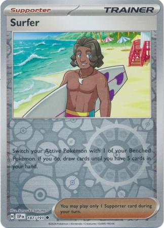 Surfer - 187/191 - Uncommon [sv08-187] [Reverse Holo]