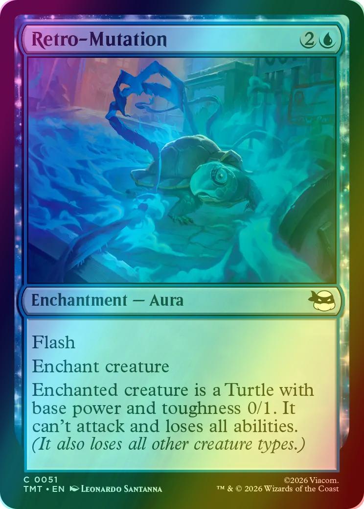 Retro-Mutation [51] [Teenage Mutant Ninja Turtles] [Foil]