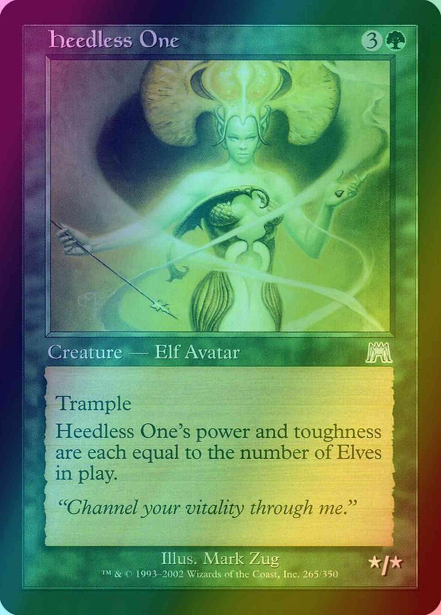 Heedless One [265] [Onslaught] [Foil]