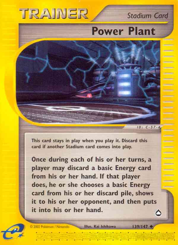 Power Plant - 139/147 - Uncommon [ecard2-139] [Non-Holo]