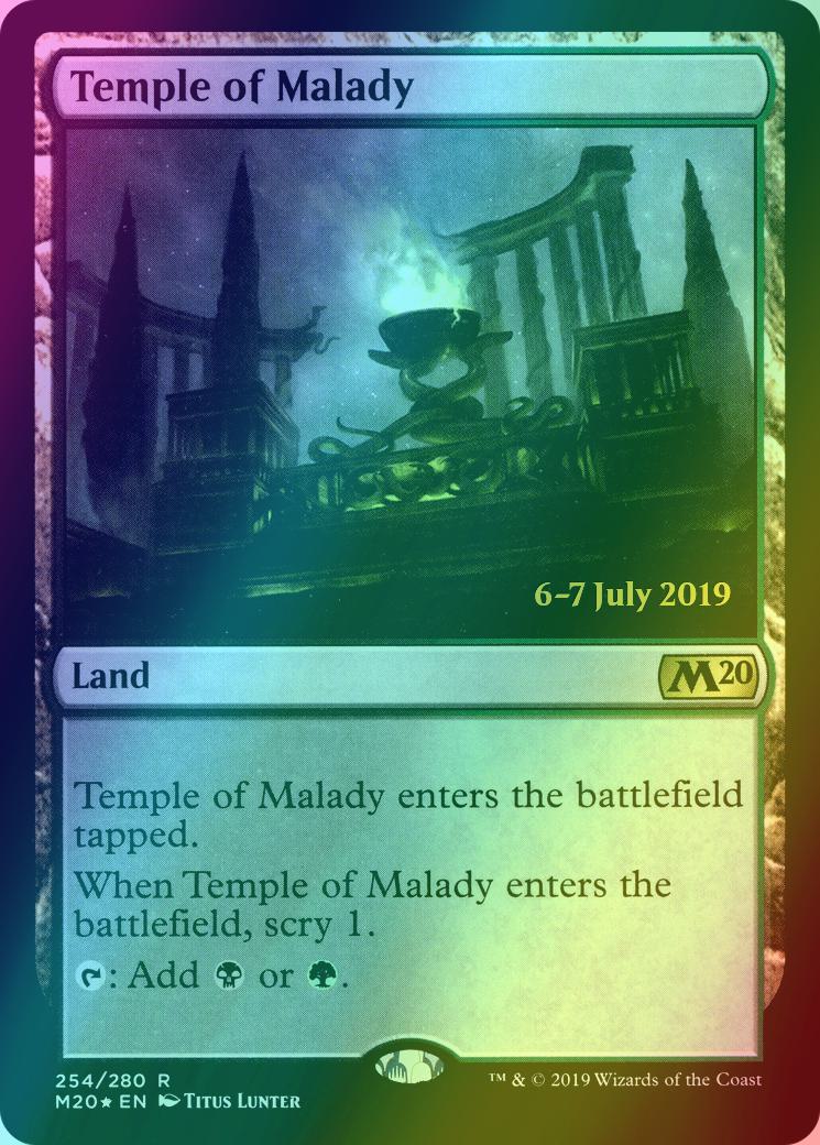 Temple of Malady [254s] [Core Set 2020 Promos] [Foil]