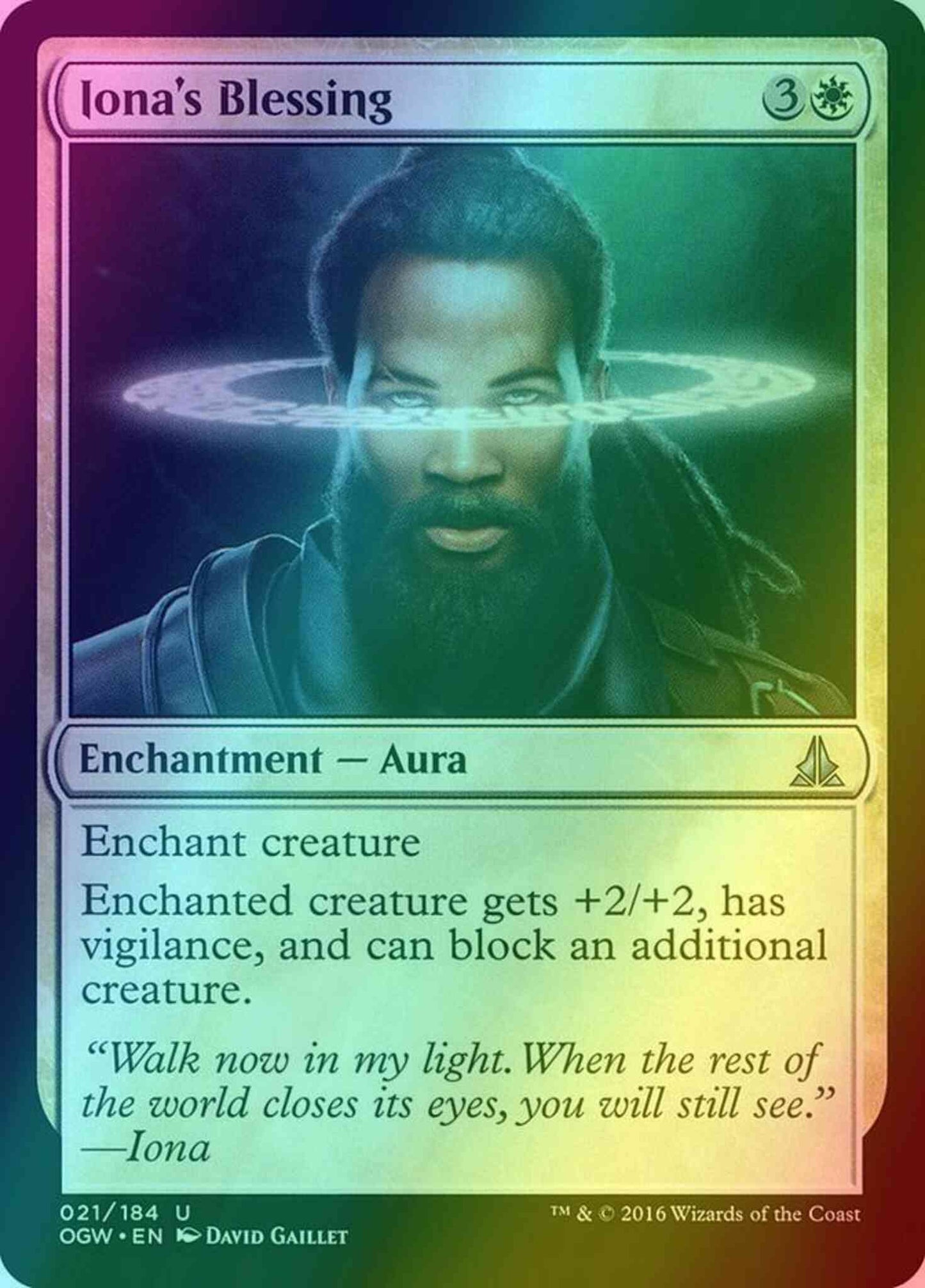 Iona's Blessing [21] [Oath of the Gatewatch] [Foil]
