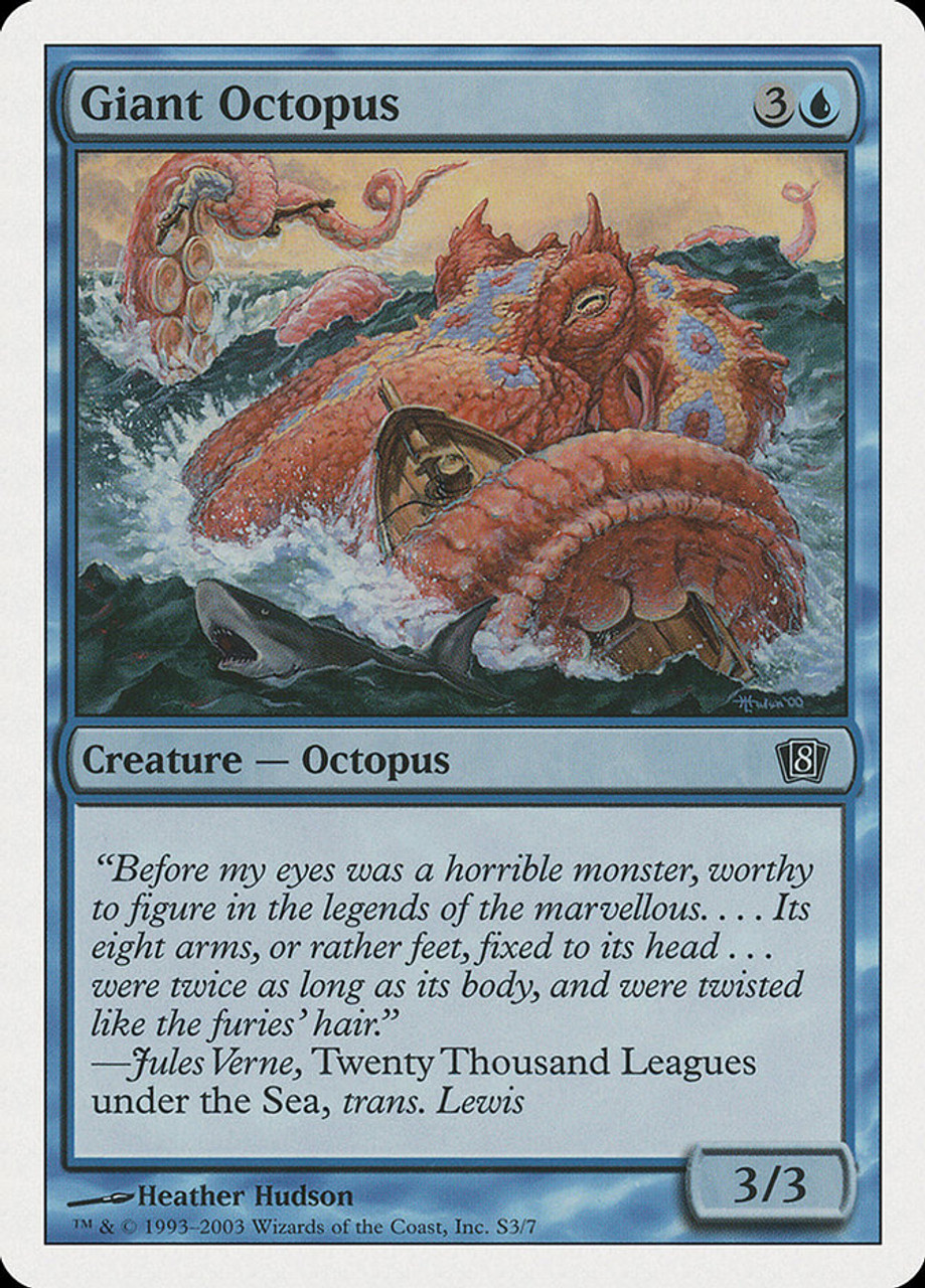 Giant Octopus [S3] [Eighth Edition] [Non-Foil]