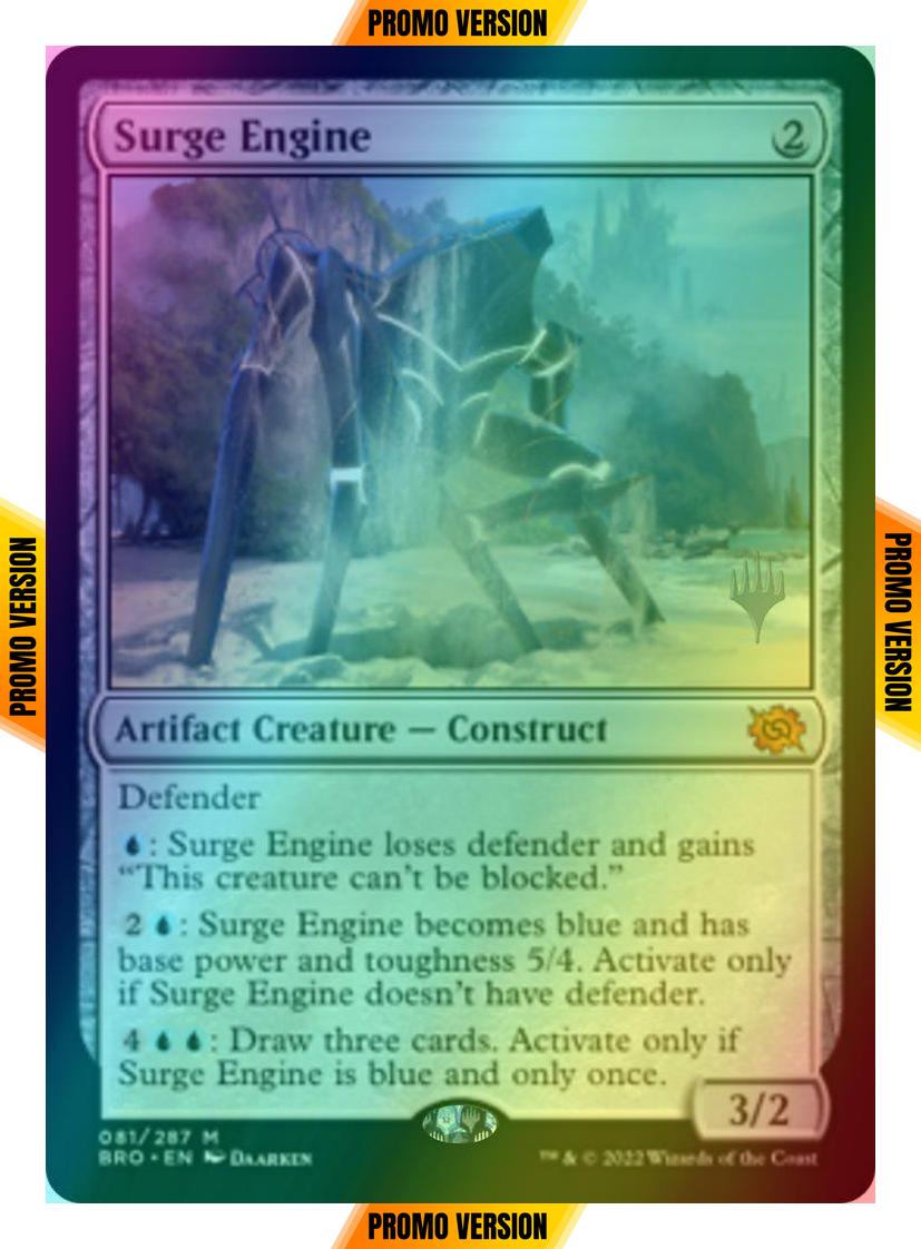 Surge Engine [81p] [Promo Pack] [The Brothers' War: Promos] [Foil]