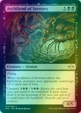 Archfiend of Sorrows [74] [Modern Horizons 2] [Foil]