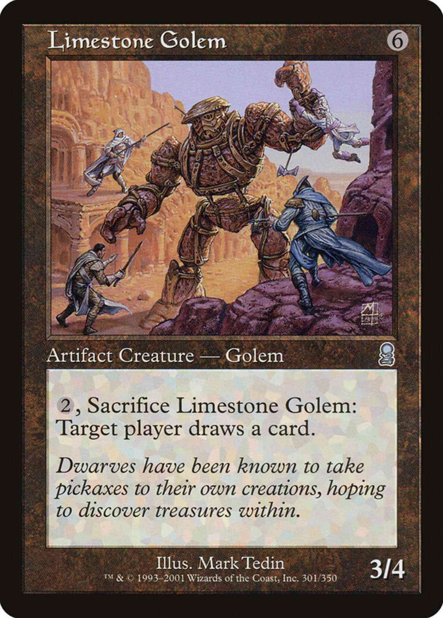 Limestone Golem [301] [Odyssey] [Non-Foil]
