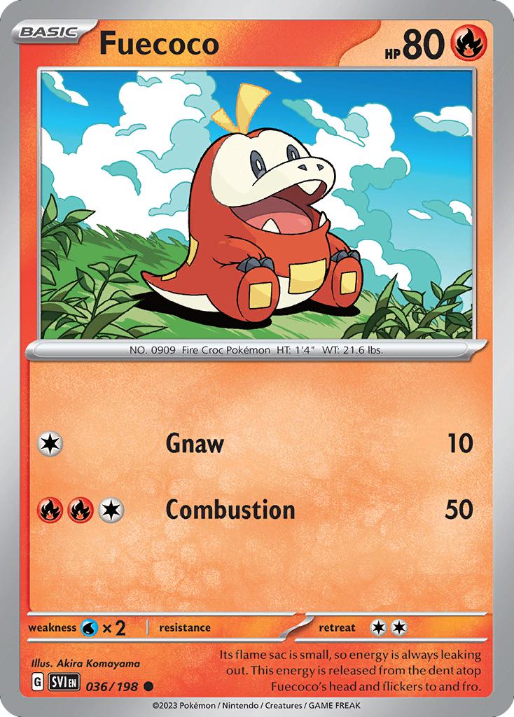 Fuecoco - 036/198 - Common [sv01-036] [Non-Holo]