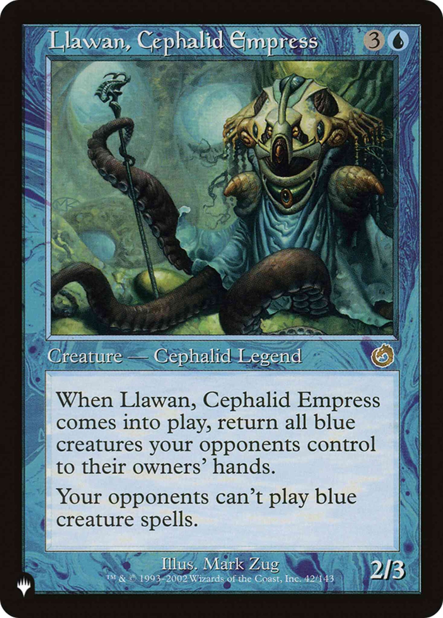 Llawan, Cephalid Empress [TOR-42] [The List] [Non-Foil]