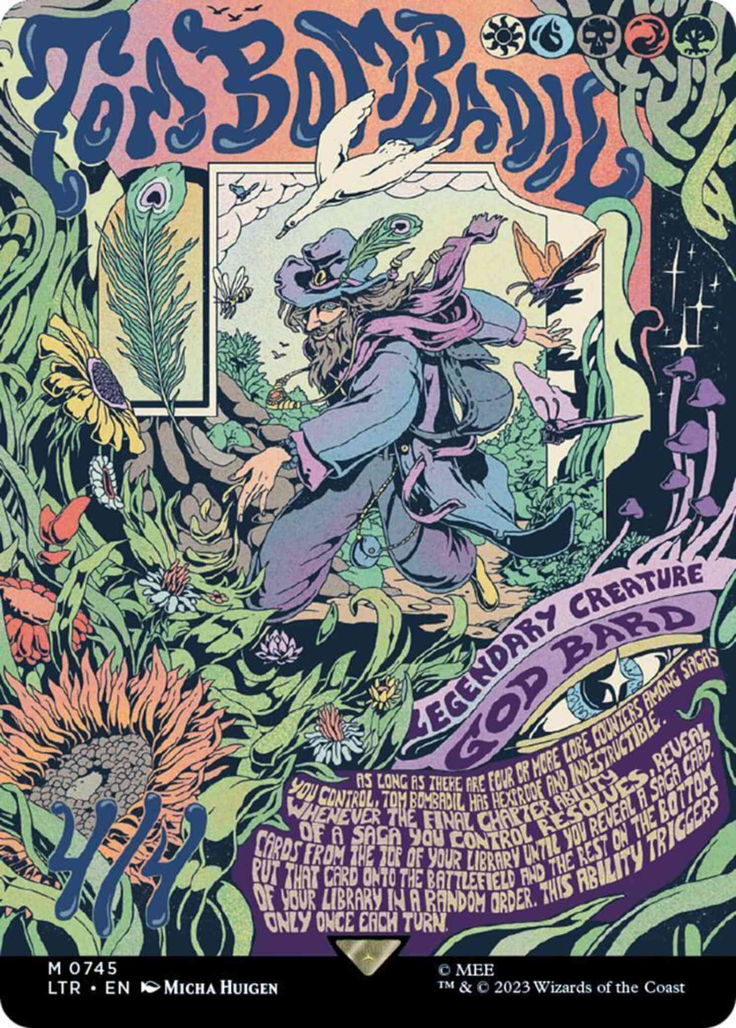 Tom Bombadil [745] [Borderless] [Poster] [The Lord of the Rings: Tales of Middle-earth] [Non-Foil]