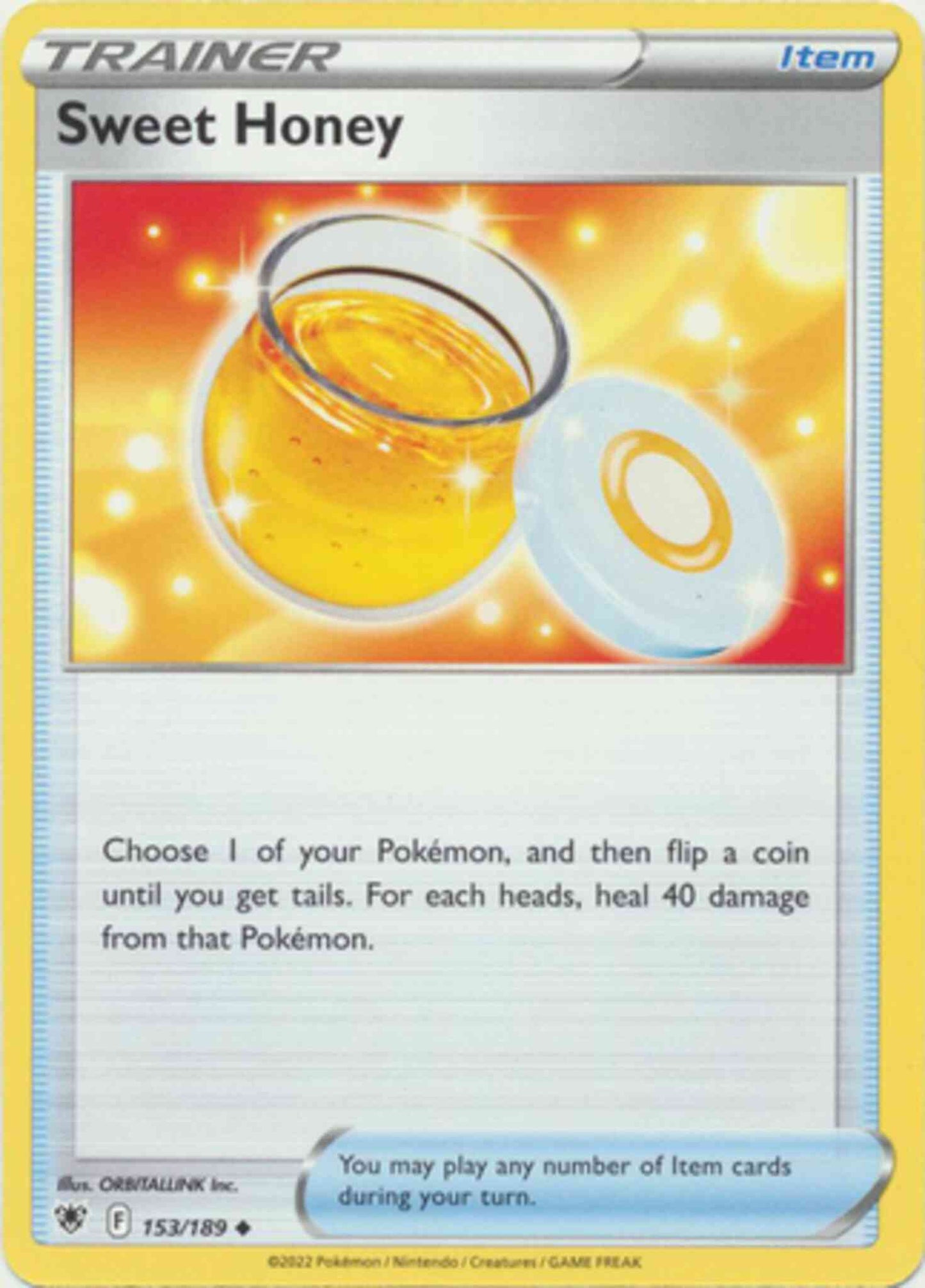 Sweet Honey - 153/189 - Uncommon [swsh10-153] [Non-Holo]