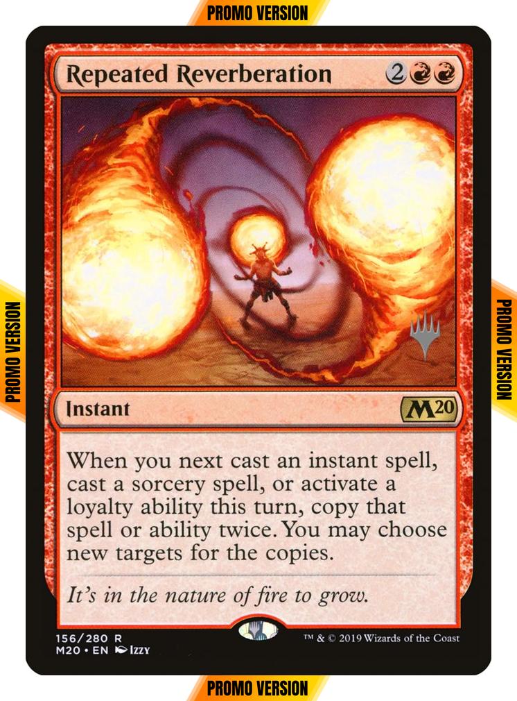 Repeated Reverberation [156p] [Promo Pack] [Core Set 2020 Promos] [Foil]