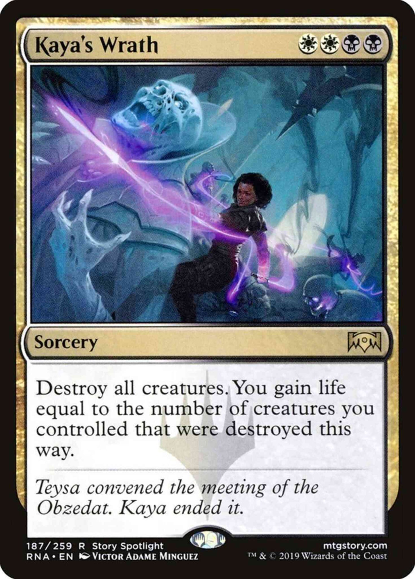 Kaya's Wrath [187] [Ravnica Allegiance] [Non-Foil]
