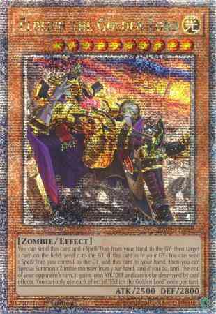 Eldlich the Golden Lord - Alternate Art - RA01-EN019 - Quarter Century Secret Rare - 1st Edition