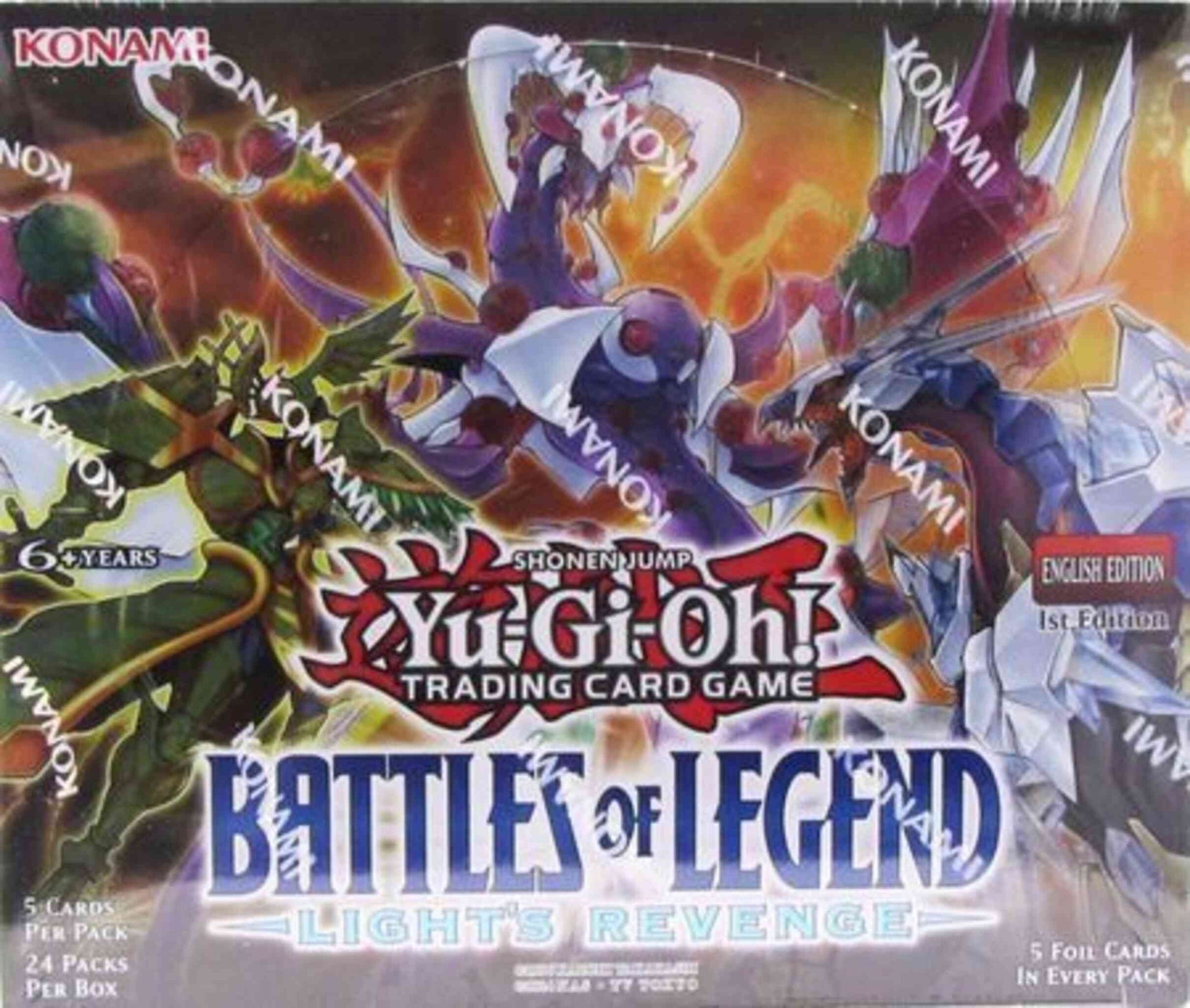 Battles of Legend Light's Revenge 1st Edition Booster Box Face to Face Games Battles of Legend Light's Revenge 1st Edition Booster Box Face to Face Games