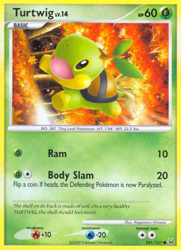 Turtwig - 101/127 - Common [pl1-101] [Non-Holo]